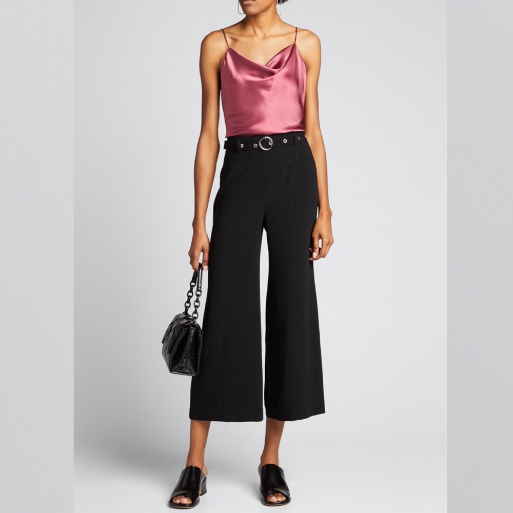 Cinq à Sept Polly Belted Wide Leg Pants